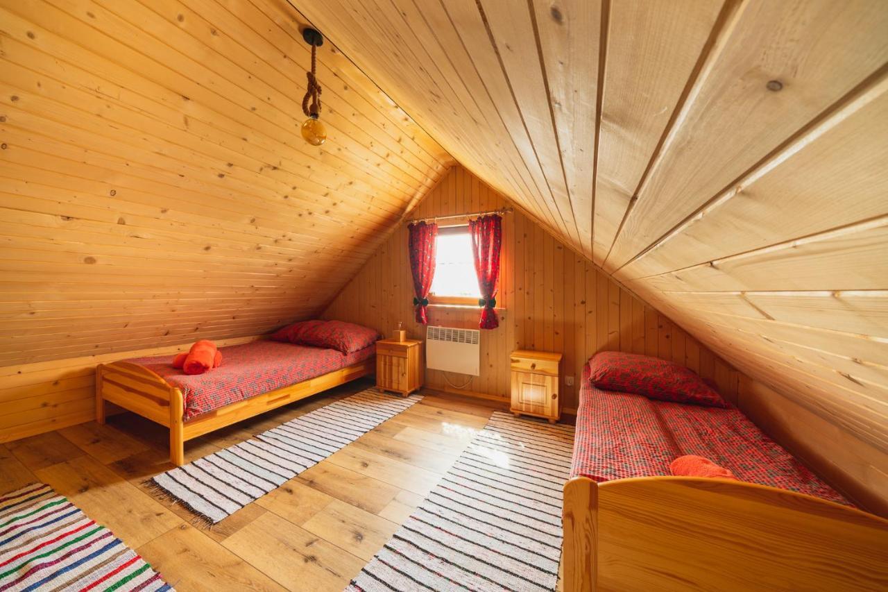 Domki Gorce Klikuszowa Sauna Jacuzzi Bagian luar foto