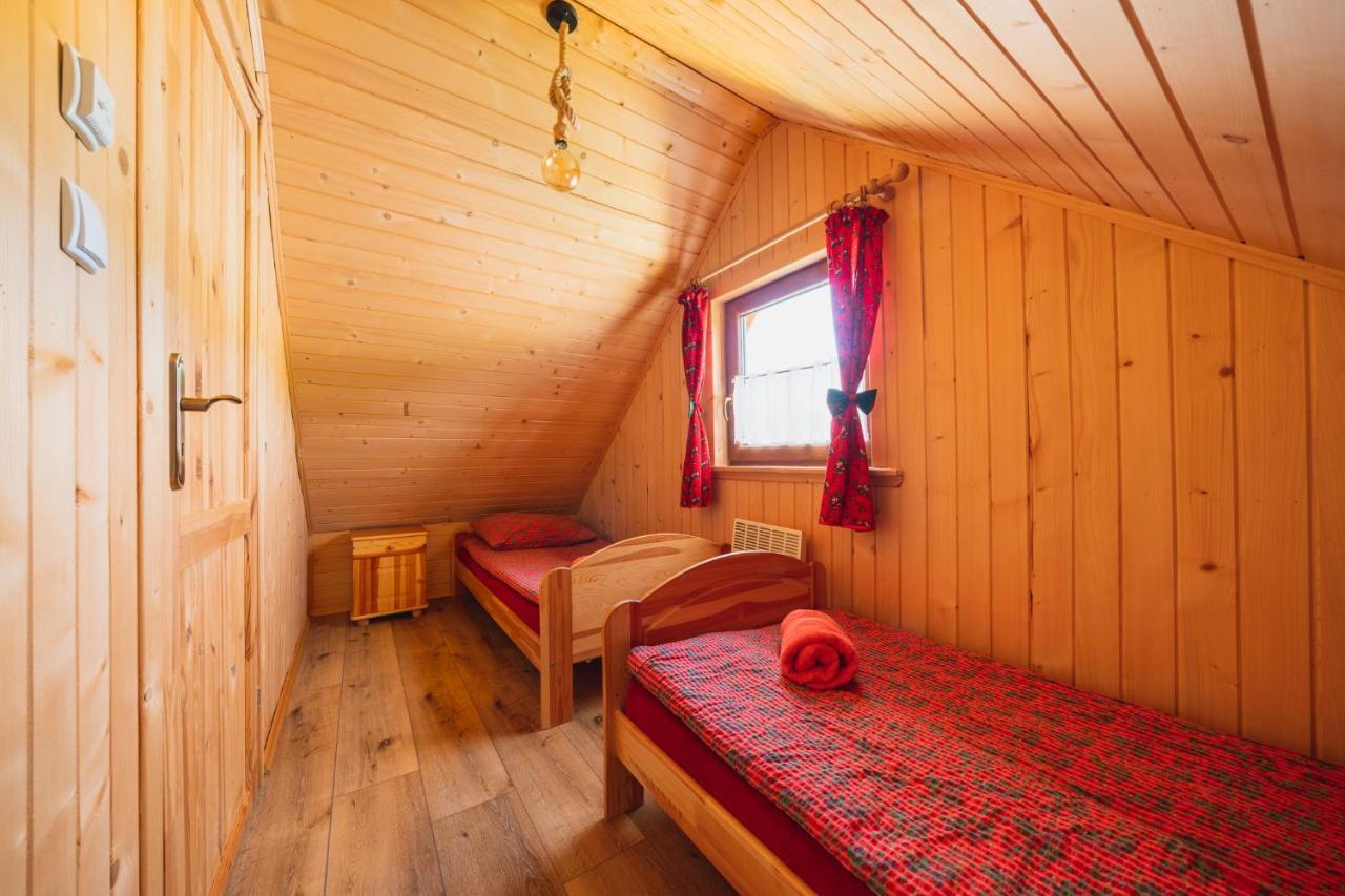 Domki Gorce Klikuszowa Sauna Jacuzzi Bagian luar foto