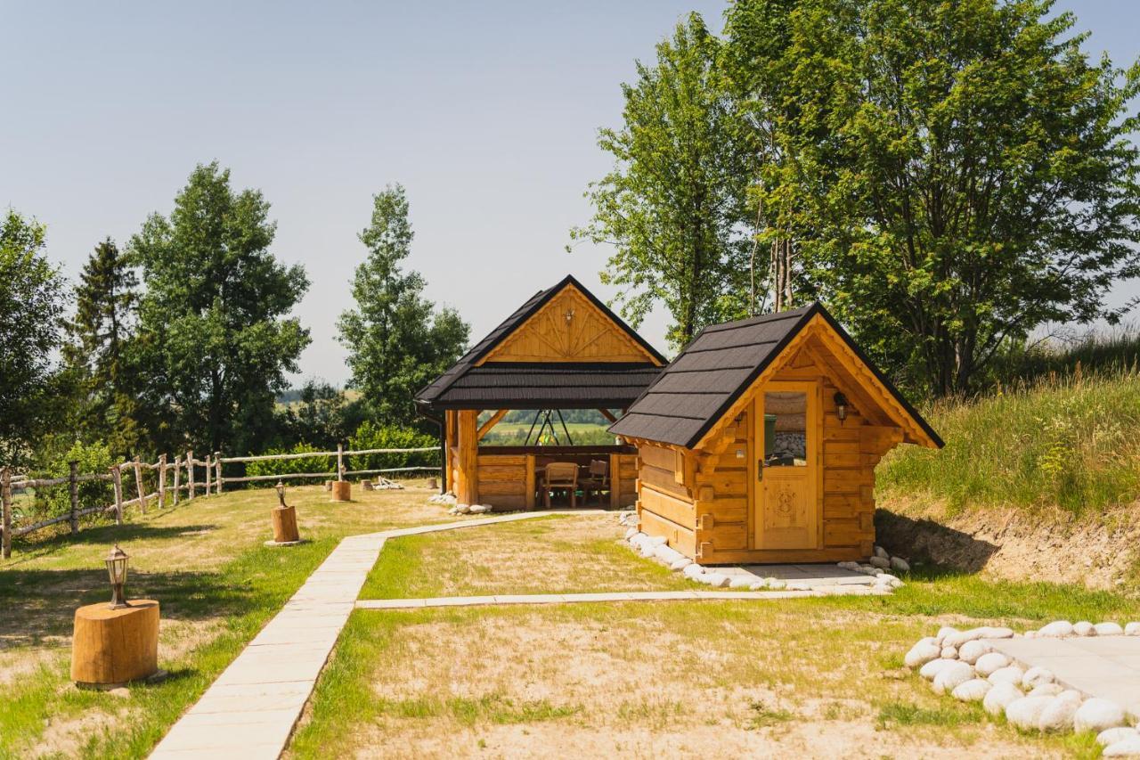 Domki Gorce Klikuszowa Sauna Jacuzzi Bagian luar foto