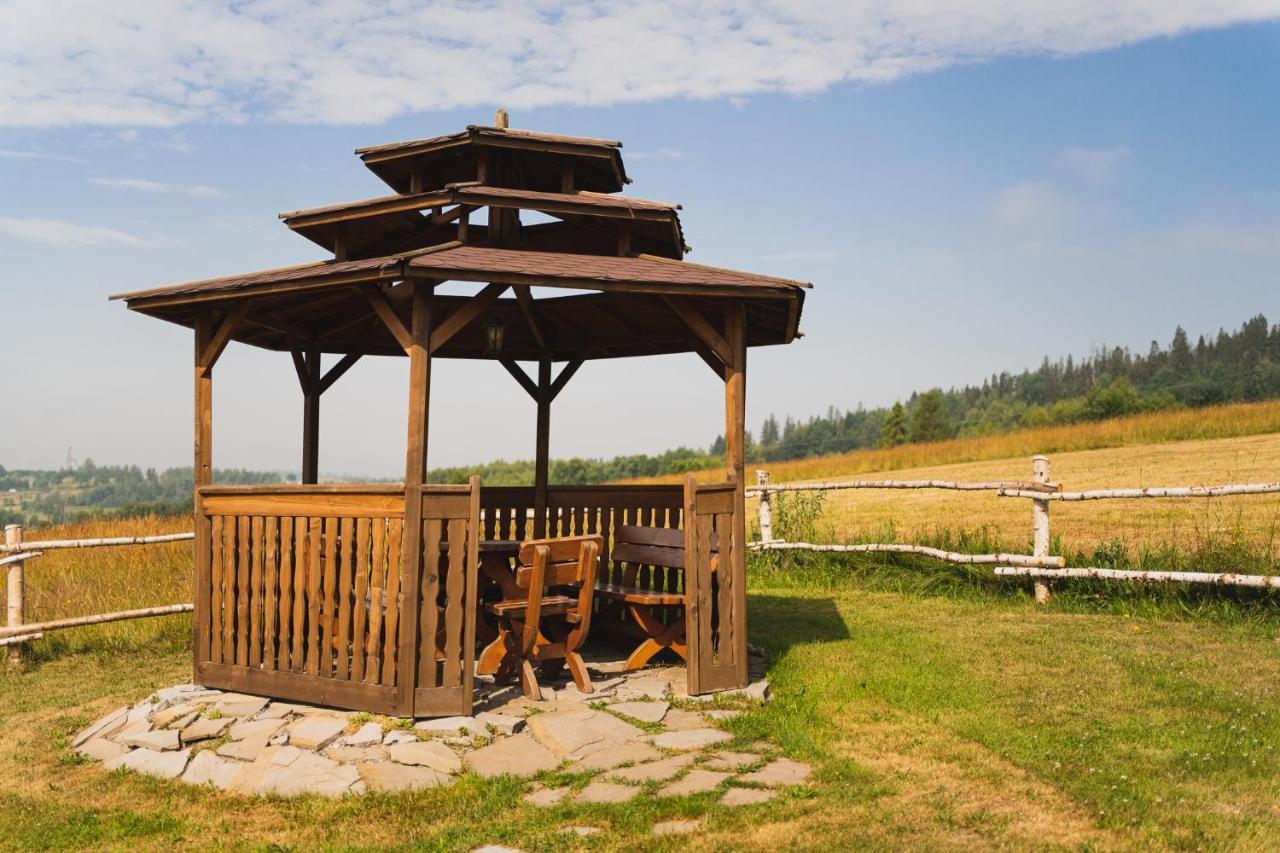 Domki Gorce Klikuszowa Sauna Jacuzzi Bagian luar foto
