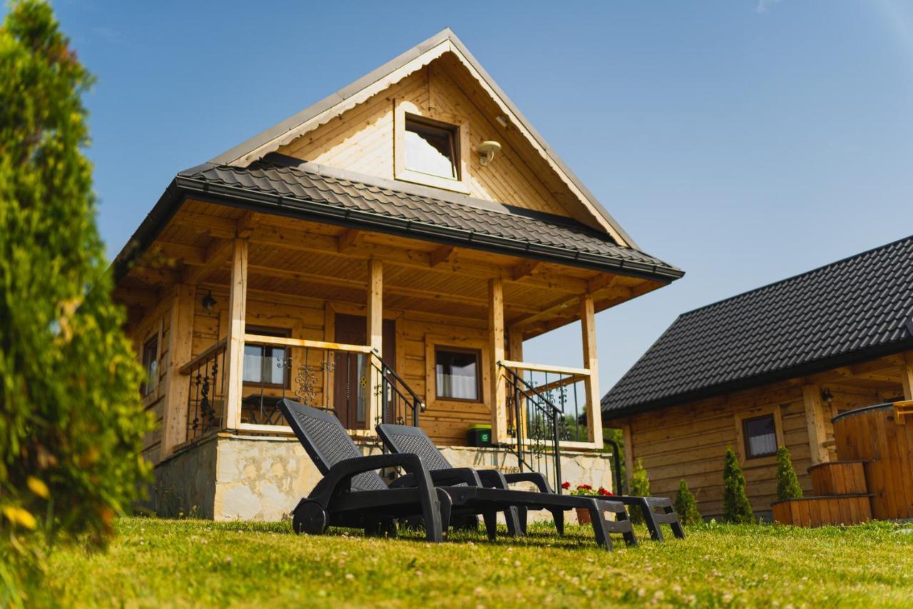 Domki Gorce Klikuszowa Sauna Jacuzzi Bagian luar foto