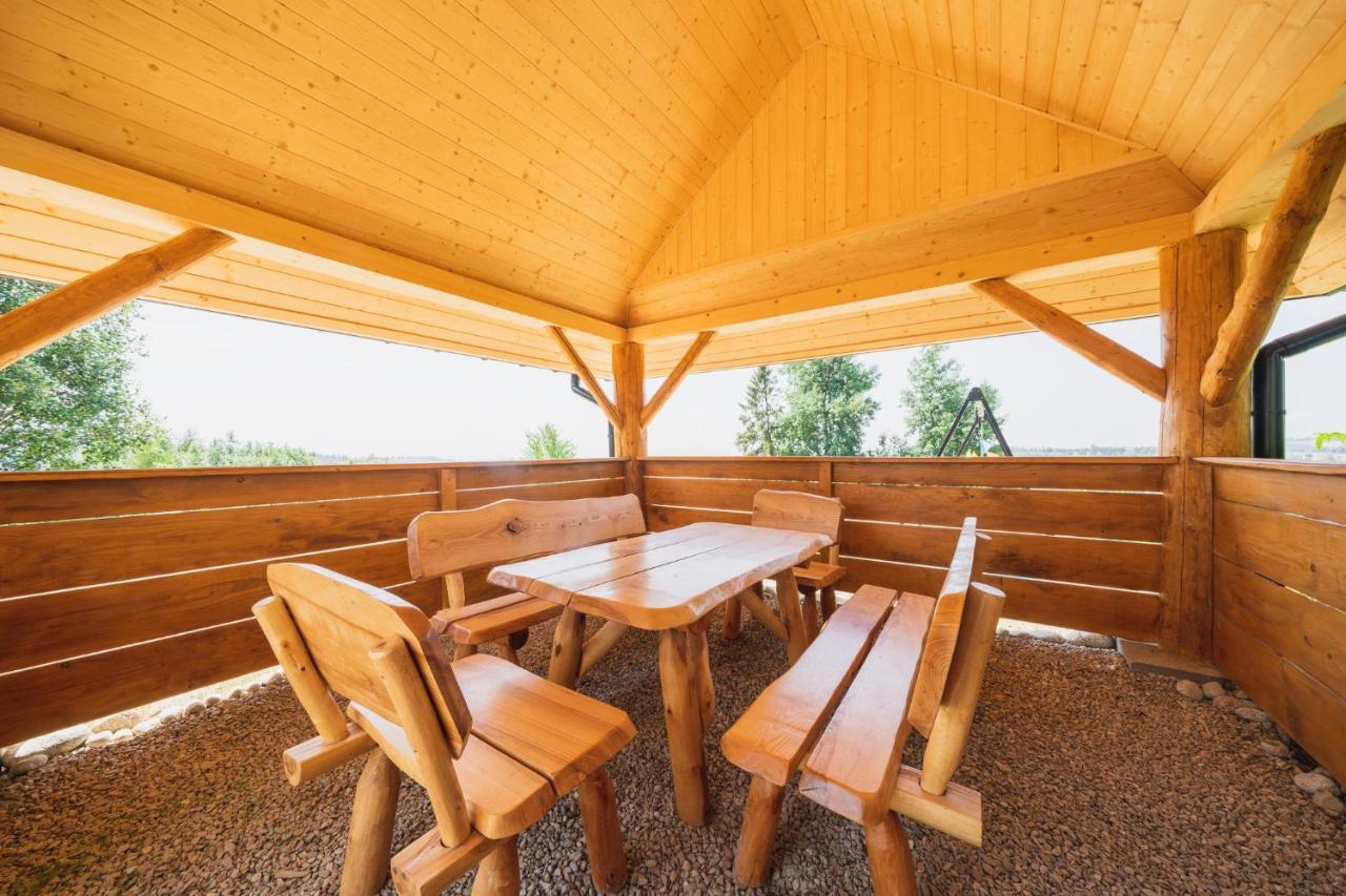 Domki Gorce Klikuszowa Sauna Jacuzzi Bagian luar foto