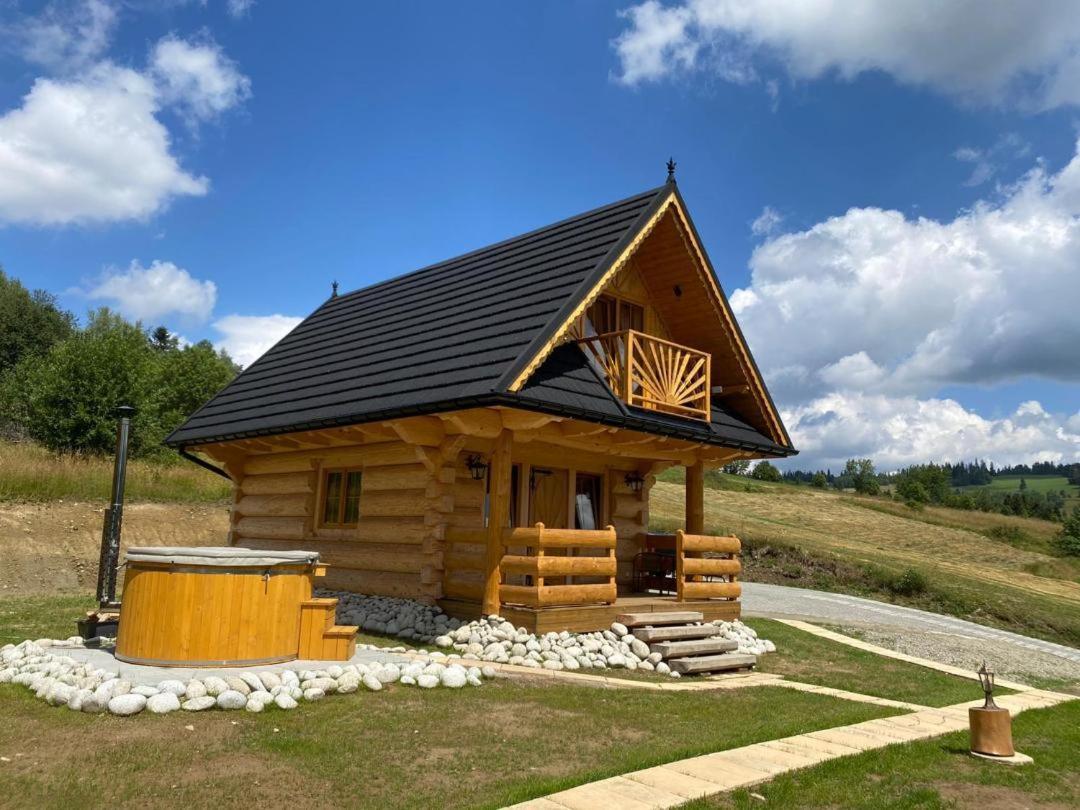 Domki Gorce Klikuszowa Sauna Jacuzzi Bagian luar foto