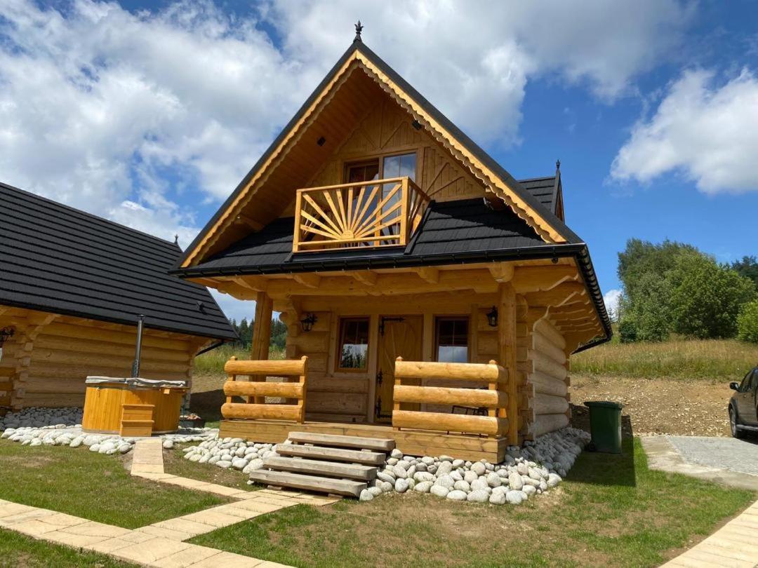 Domki Gorce Klikuszowa Sauna Jacuzzi Bagian luar foto