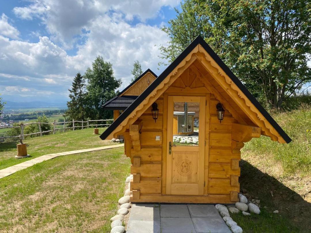 Domki Gorce Klikuszowa Sauna Jacuzzi Bagian luar foto
