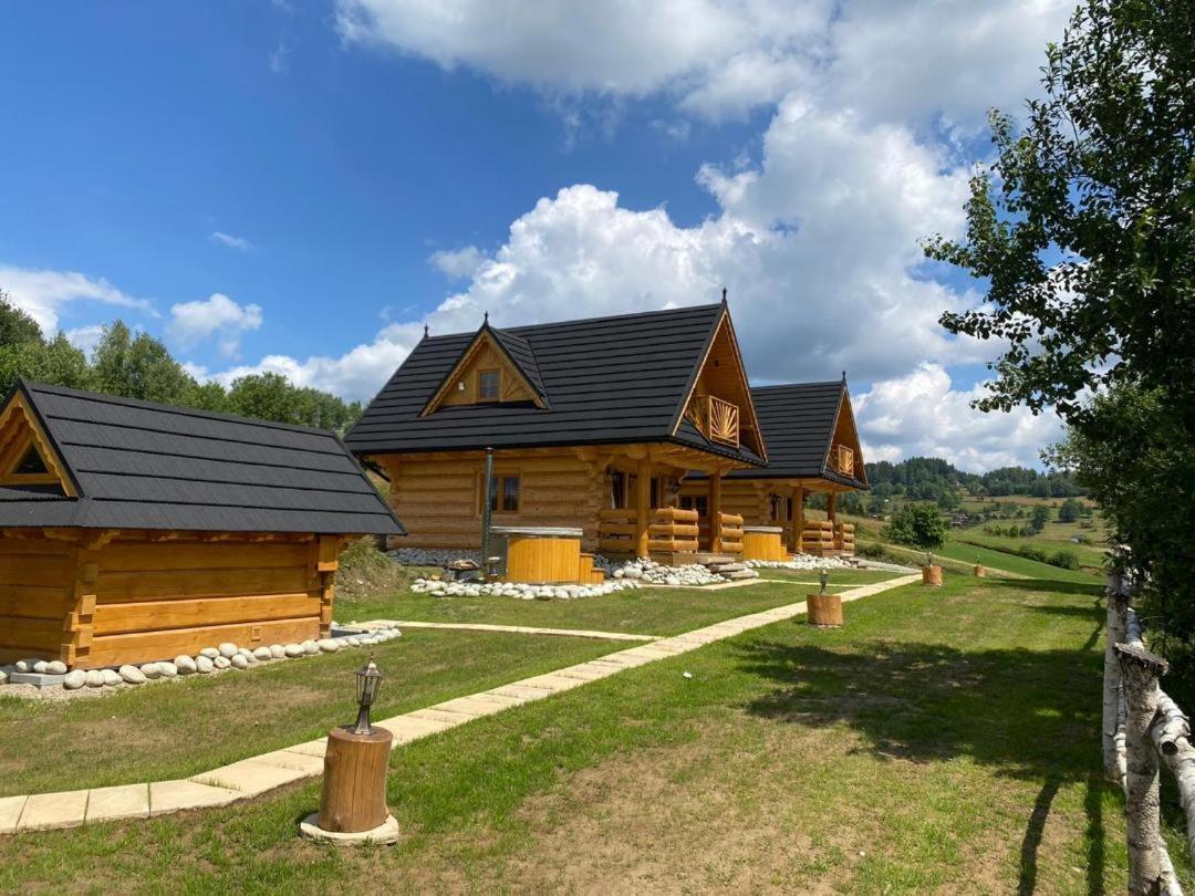 Domki Gorce Klikuszowa Sauna Jacuzzi Bagian luar foto