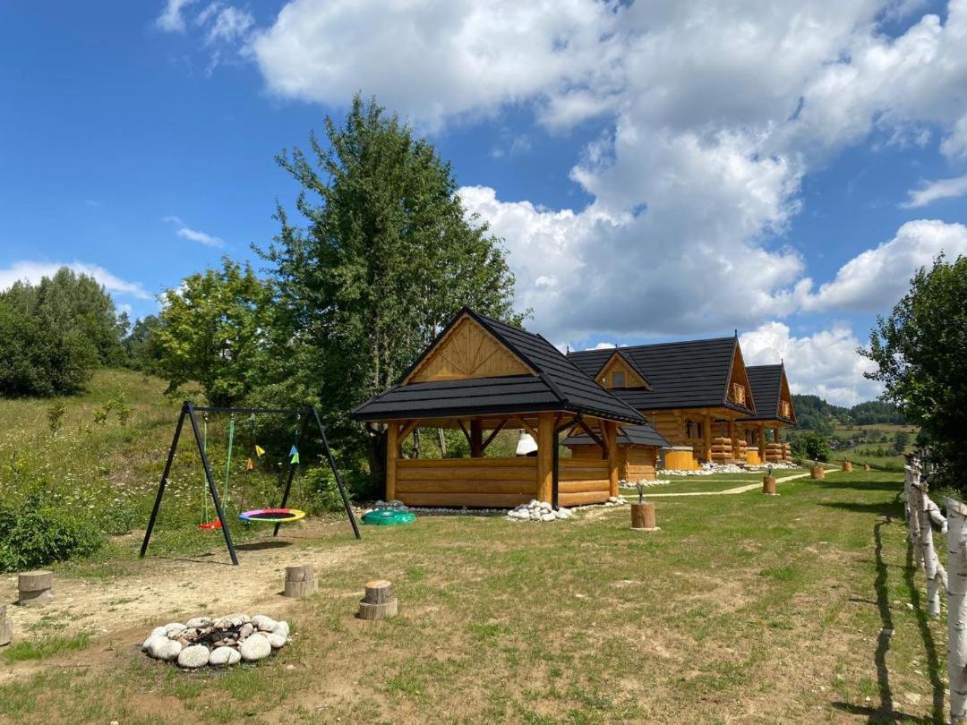 Domki Gorce Klikuszowa Sauna Jacuzzi Bagian luar foto